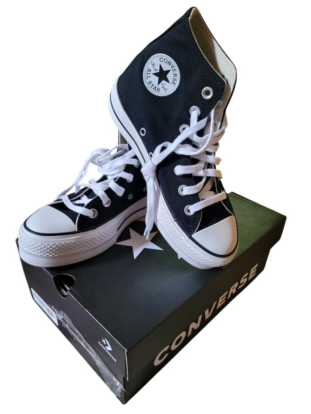 Women's Converse Chuck Taylor All Star Lift Platform High Hi Top 5 US Medium